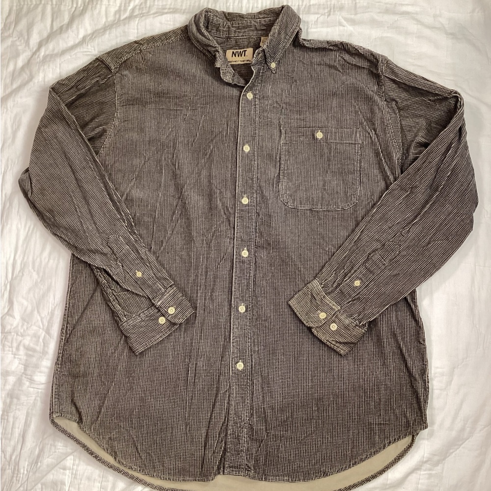 Mens Northwest Territory Naturals Textured Heavyweight Sturdy Shirt Large